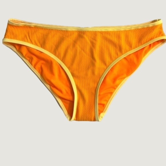 wild fable Other - Wild Fable Low Rise Medium Coverage Bikini Bottom Womens XL Orange Yellow NWT
